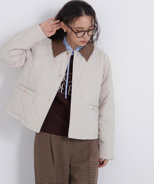 N.(N. Natural Beauty Basic)(エヌエヌナチュラルビューティーベーシック)の「キルティングブルゾン(ブルゾン・レディース・ベージュ系その他/ブラック系その他2/ブラウン系その他・MEDIUM/SMALL)」の3枚目の写真