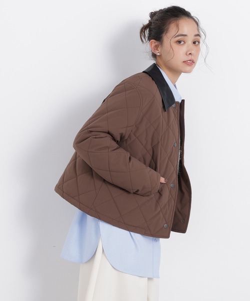 N.(N. Natural Beauty Basic)(エヌエヌナチュラルビューティーベーシック)の「キルティングブルゾン(ブルゾン・レディース・ベージュ系その他/ブラック系その他2/ブラウン系その他・MEDIUM/SMALL)」の20枚目の写真