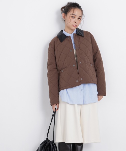 N.(N. Natural Beauty Basic)(エヌエヌナチュラルビューティーベーシック)の「キルティングブルゾン(ブルゾン・レディース・ベージュ系その他/ブラック系その他2/ブラウン系その他・MEDIUM/SMALL)」の22枚目の写真