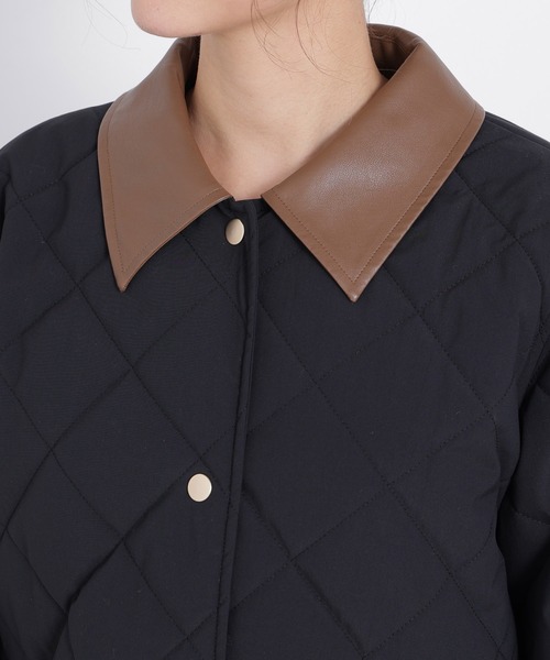 N.(N. Natural Beauty Basic)(エヌエヌナチュラルビューティーベーシック)の「キルティングブルゾン(ブルゾン・レディース・ベージュ系その他/ブラック系その他2/ブラウン系その他・MEDIUM/SMALL)」の13枚目の写真