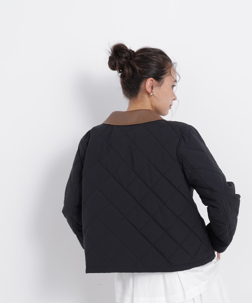 N.(N. Natural Beauty Basic)(エヌエヌナチュラルビューティーベーシック)の「キルティングブルゾン(ブルゾン・レディース・ベージュ系その他/ブラック系その他2/ブラウン系その他・MEDIUM/SMALL)」の7枚目の写真
