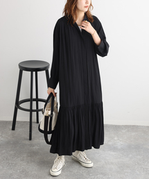 journal standard L'essage | SIDOGRASストライプ/デシンマキシワンピース(ワンピース)