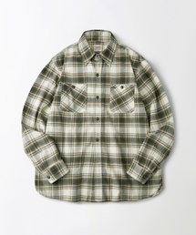 VINTAGE CHECK WORK SHIRT_GREEN CHECK