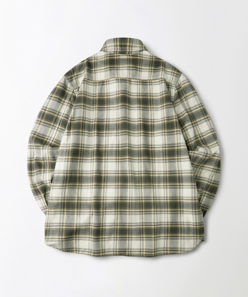 OUTSTANDING(アウトスタンディング)の「VINTAGE CHECK WORK SHIRT_GREEN CHECK(シャツ/ブラウス・メンズ・その他・SMALL/MEDIUM/LARGE)」の2枚目の写真