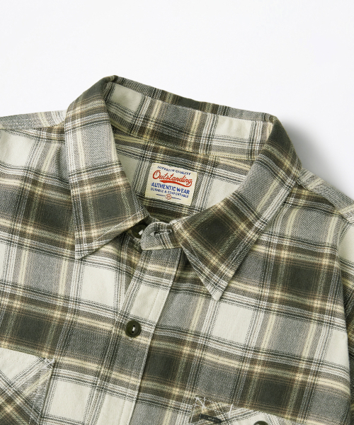 OUTSTANDING(アウトスタンディング)の「VINTAGE CHECK WORK SHIRT_GREEN CHECK(シャツ/ブラウス・メンズ・その他・SMALL/MEDIUM/LARGE)」の3枚目の写真