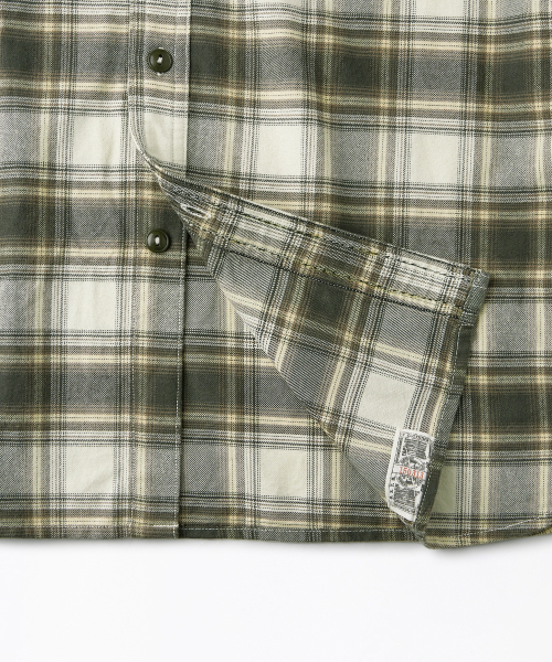 OUTSTANDING(アウトスタンディング)の「VINTAGE CHECK WORK SHIRT_GREEN CHECK(シャツ/ブラウス・メンズ・その他・SMALL/MEDIUM/LARGE)」の7枚目の写真