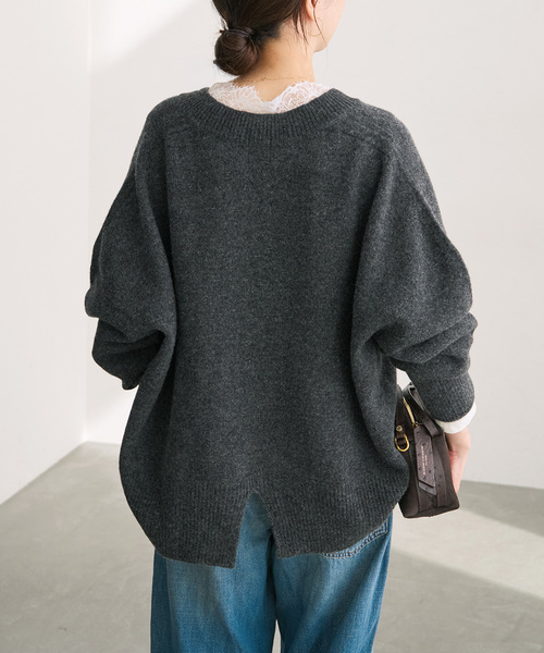 Spick & Span(スピックアンドスパン)の「レースドッキングVネックインナー(Tシャツ/カットソー・レディース・ブラック/ホワイト・FREE)」の16枚目の写真