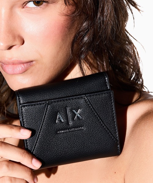 A|X アルマーニ エクスチェンジ】＜ZOZO限定＞AXロゴ 三つ折りミニ