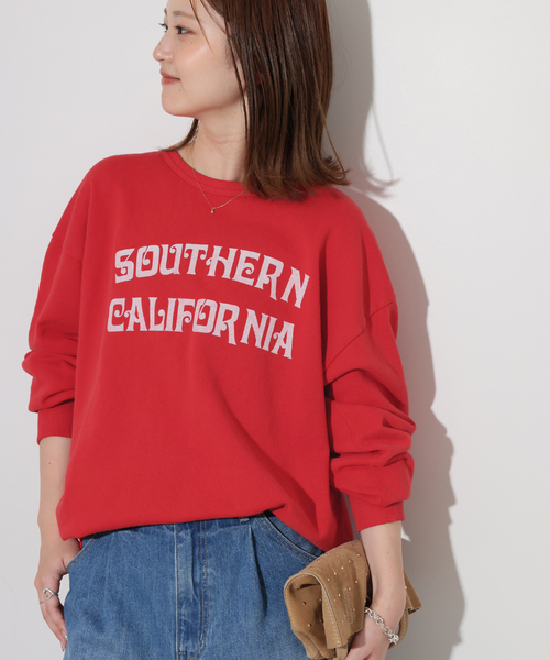 MIXTA(ミクスタ)の「別注【MIXTA/ミクスタ】*RELUME C/N SWEAT(スウェット・レディース・アイボリー/レッド/ブルー系その他/ブラック系その他・LARGE)」の4枚目の写真
