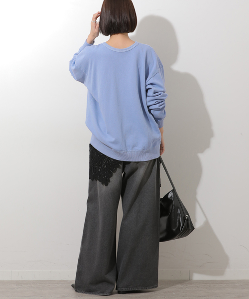 MIXTA(ミクスタ)の「別注【MIXTA/ミクスタ】*RELUME C/N SWEAT(スウェット・レディース・アイボリー/レッド/ブルー系その他/ブラック系その他・LARGE)」の14枚目の写真
