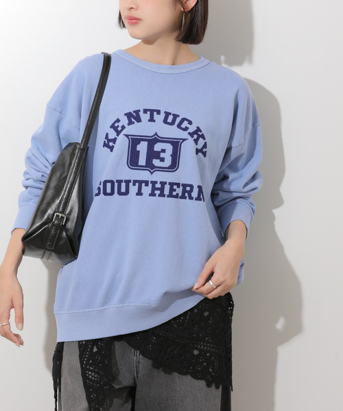 MIXTA(ミクスタ)の「別注【MIXTA/ミクスタ】*RELUME C/N SWEAT(スウェット・レディース・アイボリー/レッド/ブルー系その他/ブラック系その他・LARGE)」の15枚目の写真