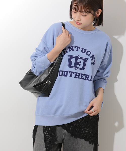 MIXTA(ミクスタ)の「別注【MIXTA/ミクスタ】*RELUME C/N SWEAT(スウェット・レディース・アイボリー/レッド/ブルー系その他/ブラック系その他・LARGE)」の16枚目の写真