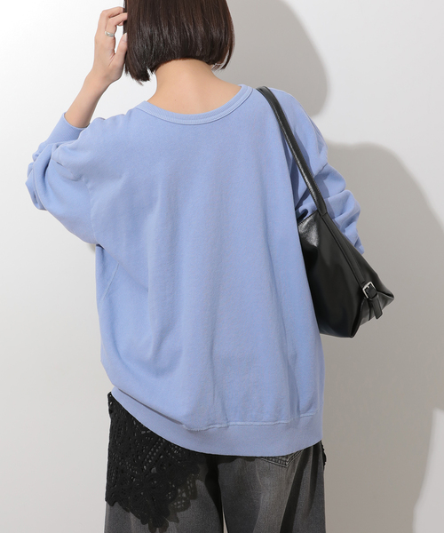 MIXTA(ミクスタ)の「別注【MIXTA/ミクスタ】*RELUME C/N SWEAT(スウェット・レディース・アイボリー/レッド/ブルー系その他/ブラック系その他・LARGE)」の18枚目の写真
