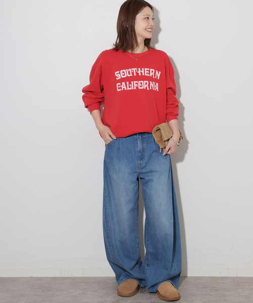 MIXTA(ミクスタ)の「別注【MIXTA/ミクスタ】*RELUME C/N SWEAT(スウェット・レディース・アイボリー/レッド/ブルー系その他/ブラック系その他・LARGE)」の19枚目の写真