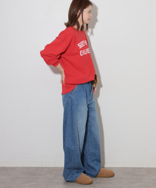 MIXTA(ミクスタ)の「別注【MIXTA/ミクスタ】*RELUME C/N SWEAT(スウェット・レディース・アイボリー/レッド/ブルー系その他/ブラック系その他・LARGE)」の20枚目の写真