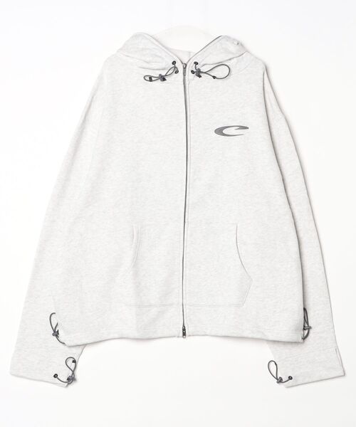 F-LAGSTUF-F(フラグスタフ)の「24SS-CPG-06 CPG FULL ZIP HOODIE(スウェット・メンズ・グレー/ブラウン・X-LARGE/LARGE)」の2枚目の写真