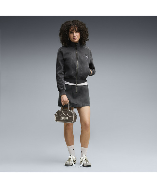 PUMA(プーマ)の「PUMA プーマ ウィメンズ フューチャー プーマ アーカイブ ウォッシュド ツ(ブルゾン・レディース・ブラック/ライトブルー・X-LARGE/SMALL/MEDIUM/LARGE)」の4枚目の写真