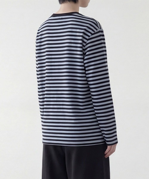 SAINTPAIN(セイントペイン)の「SAINTPAIN/フォーチュンボーダーロングスリーブ(Tシャツ/カットソー・レディース・ブラック/ブルー・LARGE/MEDIUM)」の5枚目の写真
