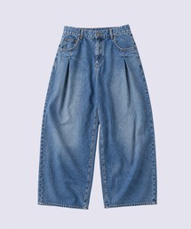 【KHOKI】3D cutting denim pants