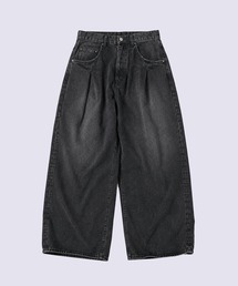 【KHOKI】3D cutting denim pants