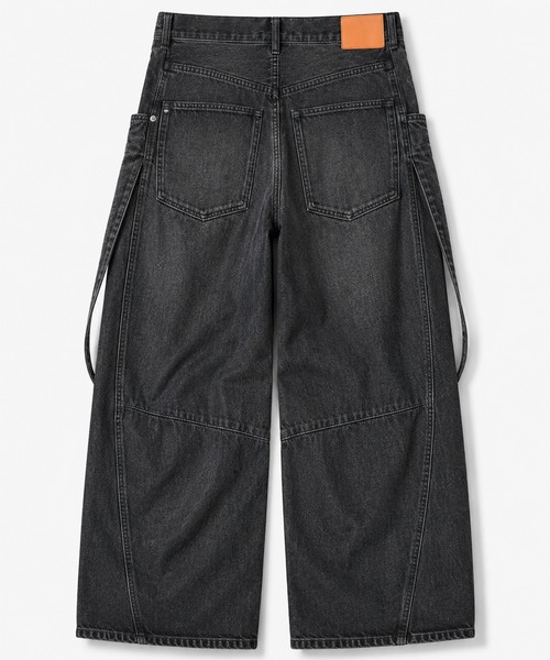 KHOKI（コッキ）の「【KHOKI】3D cutting denim pants（デニムパンツ・メンズ・ブラック/インディゴブルー・1/2/3）」の3枚目の写真