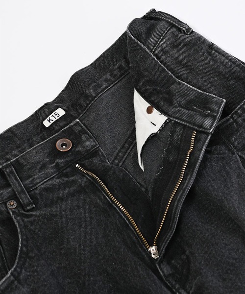 KHOKI（コッキ）の「【KHOKI】3D cutting denim pants（デニムパンツ・メンズ・ブラック/インディゴブルー・1/2/3）」の5枚目の写真