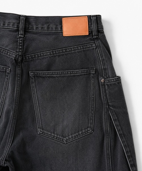 KHOKI（コッキ）の「【KHOKI】3D cutting denim pants（デニムパンツ・メンズ・ブラック/インディゴブルー・1/2/3）」の6枚目の写真