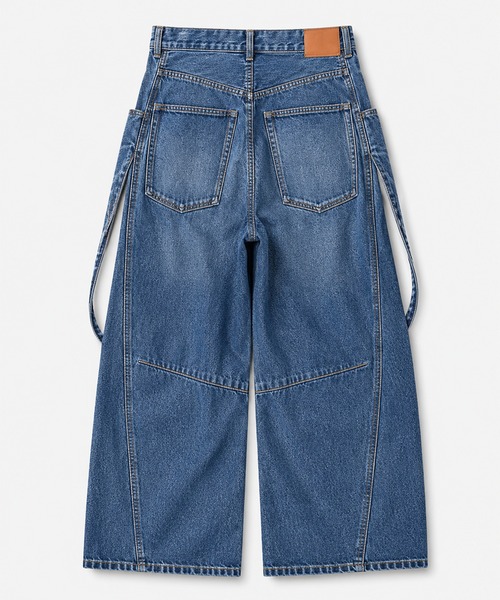 KHOKI（コッキ）の「【KHOKI】3D cutting denim pants（デニムパンツ・メンズ・ブラック/インディゴブルー・1/2/3）」の8枚目の写真