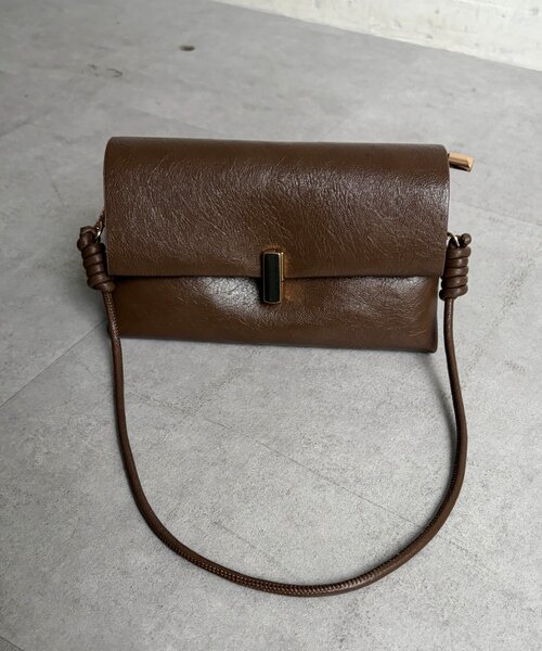 Chez toi（シェトワ）の「ショルダーミニBAG（トートバッグ・レディース・ブラウン/ブラック/アイボリー・FREE）」の21枚目の写真