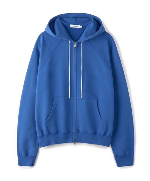 PARTIMENTO(パルティメント)の「クロップドジップアップフーディ ブルー(パーカー・メンズ・その他・MEDIUM/LARGE)」の1枚目の写真