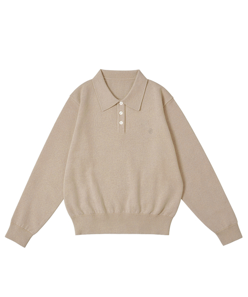 SIYAZU（シヤジュ）の「SIKN2136 クラシックカラー ニット_Beige（ニット/セーター・レディース・ベージュ・SMALL/MEDIUM）」の4枚目の写真