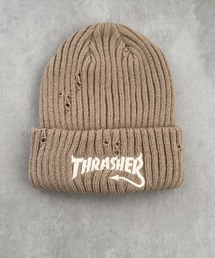 THRASHER（スラッシャー）の「Devil Tail LOGO　ダメージニットキャップ（ニットキャップ/ビーニー）」