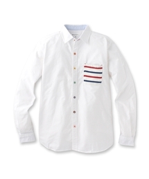 THE SHOP TK | バスクポケ付オックスシャツ(シャツ/ブラウス)