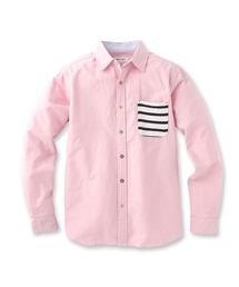 THE SHOP TK | バスクポケ付オックスシャツ(シャツ/ブラウス)