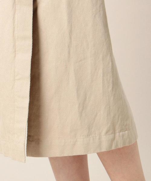 BEAUTY&YOUTH UNITED ARROWS（ビューティーアンドユースユナイテッドアローズ）の「BY ツイルラップスリットタイトスカート ◆（スカート・レディース・ベージュ/ブラウン・SMALL/MEDIUM）」の9枚目の写真