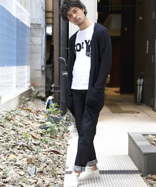 M2squared（エムツースクエアード）の「【M2SQUARED】Rahben long CD/ラーベンロングカーディガン（カーディガン/ボレロ・メンズ・ネイビー/カーキ・MEDIUM/LARGE）」の6枚目の写真