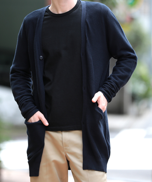 M2squared（エムツースクエアード）の「【M2SQUARED】Rahben long CD/ラーベンロングカーディガン（カーディガン/ボレロ・メンズ・ネイビー/カーキ・MEDIUM/LARGE）」の17枚目の写真