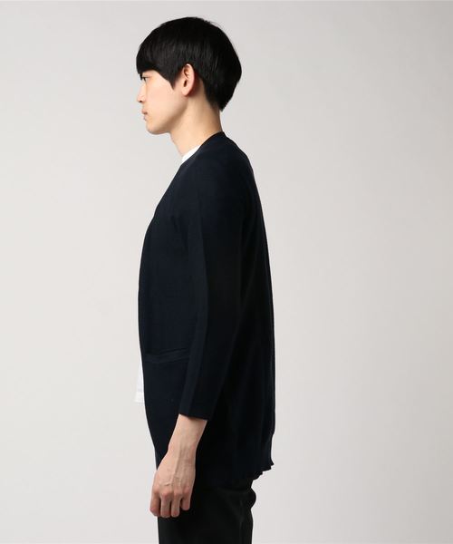 M2squared（エムツースクエアード）の「【M2SQUARED】Rahben long CD/ラーベンロングカーディガン（カーディガン/ボレロ・メンズ・ネイビー/カーキ・MEDIUM/LARGE）」の4枚目の写真