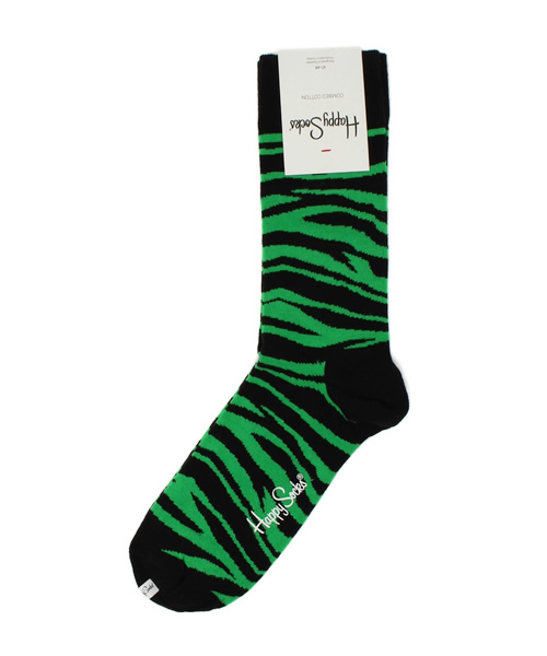 Happy Socks ハッピーソックス の Happy Socks ゼブラ柄ソックス ソックス 靴下 Wear