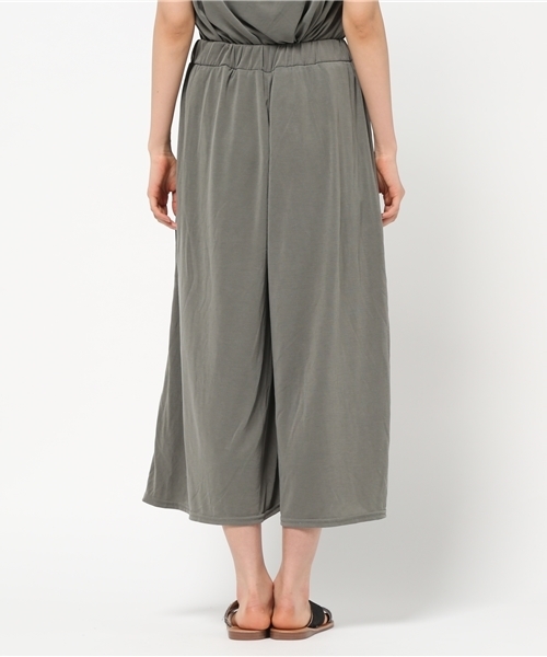 NATURAL BEAUTY BASIC(ナチュラルビューティーベーシック)の「【AneCan 6月号掲載】【JJ 6月号掲載】天竺ガウチョSET UP(ワンピース・レディース・ダークベージュ/カーキ・MEDIUM/SMALL)」の12枚目の写真