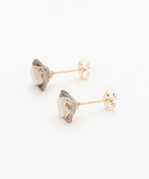 agete（アガット）の「K10ピアス（ピアス（両耳用）・レディース・ブラウン系その他・FREE）」の2枚目の写真