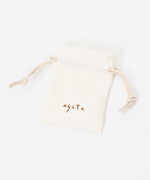 agete（アガット）の「K10ピアス（ピアス（両耳用）・レディース・ブラウン系その他・FREE）」の4枚目の写真