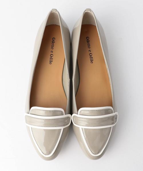 ODETTE E ODILE（オデットエオディール）の「OFC テープモカ CT10↑（パンプス・レディース・オリーブ/ライトグレー/ブラック/ワインレッド・22.5cm/23cm/24cm/23.5cm/22cm/25cm/24.5cm）」の3枚目の写真