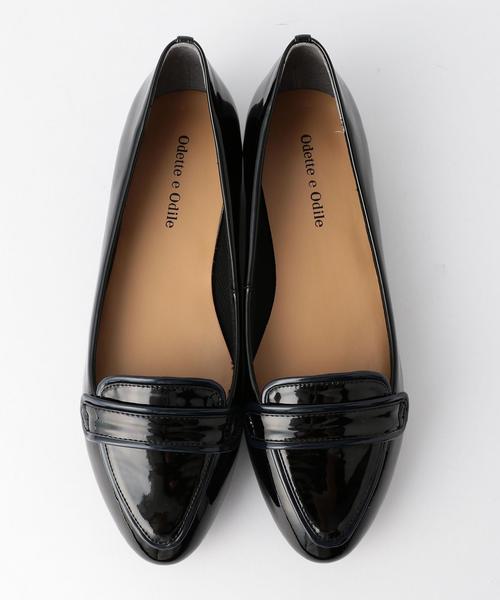 ODETTE E ODILE（オデットエオディール）の「OFC テープモカ CT10↑（パンプス・レディース・オリーブ/ライトグレー/ブラック/ワインレッド・22.5cm/23cm/24cm/23.5cm/22cm/25cm/24.5cm）」の2枚目の写真