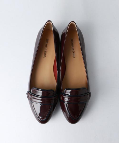 ODETTE E ODILE（オデットエオディール）の「OFC テープモカ CT10↑（パンプス・レディース・オリーブ/ライトグレー/ブラック/ワインレッド・22.5cm/23cm/24cm/23.5cm/22cm/25cm/24.5cm）」の4枚目の写真
