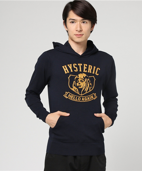 希少✨ヒステリックグラマー 2018AW FIRE LOGO刺繍パーカー L相当 HYSTERIC GLAMOUR（ヒステリックグラマー）の「HELLO AGAIN チェーン