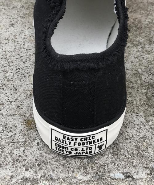 coen（コーエン）の「【『LEE』11月号掲載・2017FW新色登場・人気復刻カラー・追加生産】キャンバススリッポン（スニーカー）（スリッポン・レディース・ネイビー/オリーブ/グレー/ホワイト/ライトブルー/ブラック/グレー系その他/マスタード・LARGE/X-LARGE/MEDIUM/SMALL）」の17枚目の写真