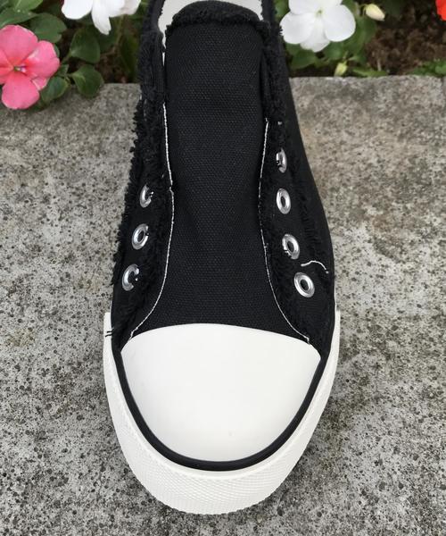 coen（コーエン）の「【『LEE』11月号掲載・2017FW新色登場・人気復刻カラー・追加生産】キャンバススリッポン（スニーカー）（スリッポン・レディース・ネイビー/オリーブ/グレー/ホワイト/ライトブルー/ブラック/グレー系その他/マスタード・LARGE/X-LARGE/MEDIUM/SMALL）」の16枚目の写真