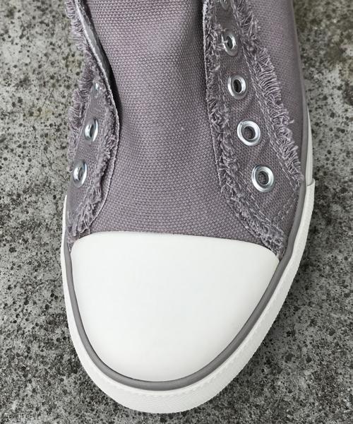 coen（コーエン）の「【『LEE』11月号掲載・2017FW新色登場・人気復刻カラー・追加生産】キャンバススリッポン（スニーカー）（スリッポン・レディース・ネイビー/オリーブ/グレー/ホワイト/ライトブルー/ブラック/グレー系その他/マスタード・LARGE/X-LARGE/MEDIUM/SMALL）」の13枚目の写真