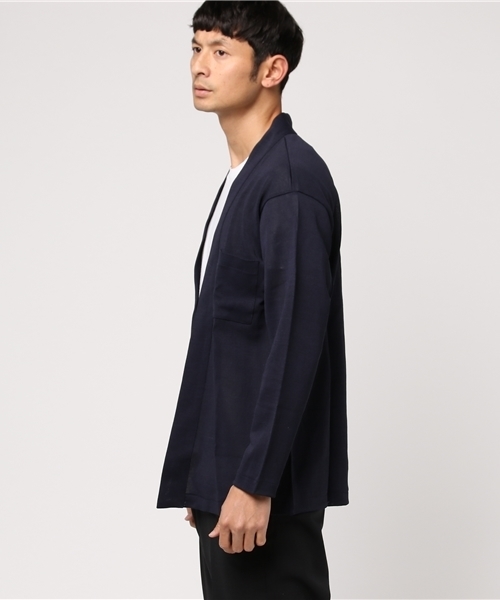 markaware（マーカウェア）の「JAPANESE CARDIGAN（カーディガン/ボレロ・メンズ・ネイビー/グレー・1/2）」の3枚目の写真